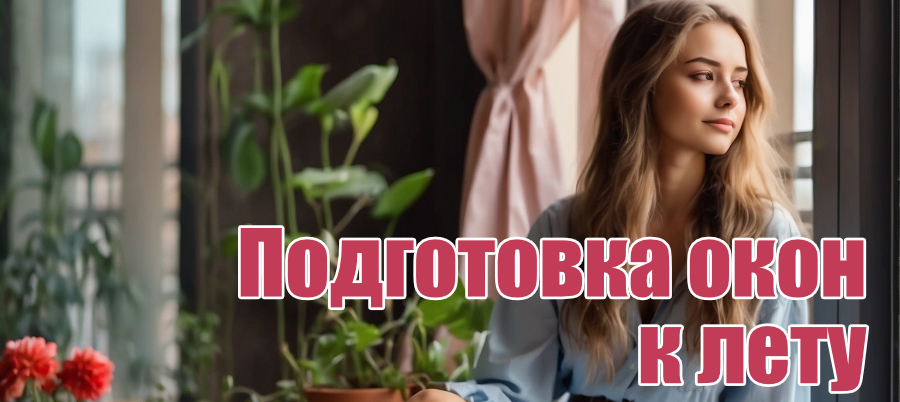 Подготовка окон к лету