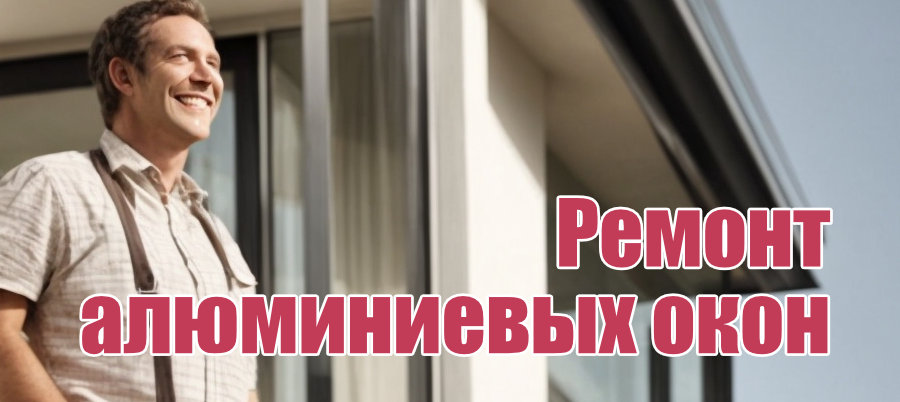 Ремонт алюминиевых окон