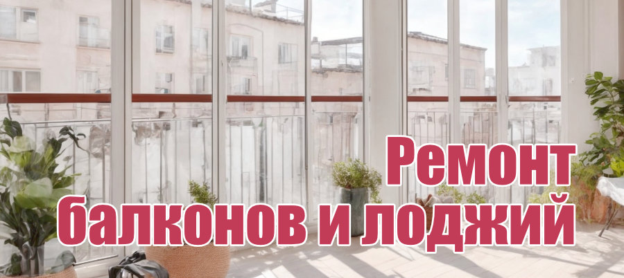 Ремонт балконов и лоджий