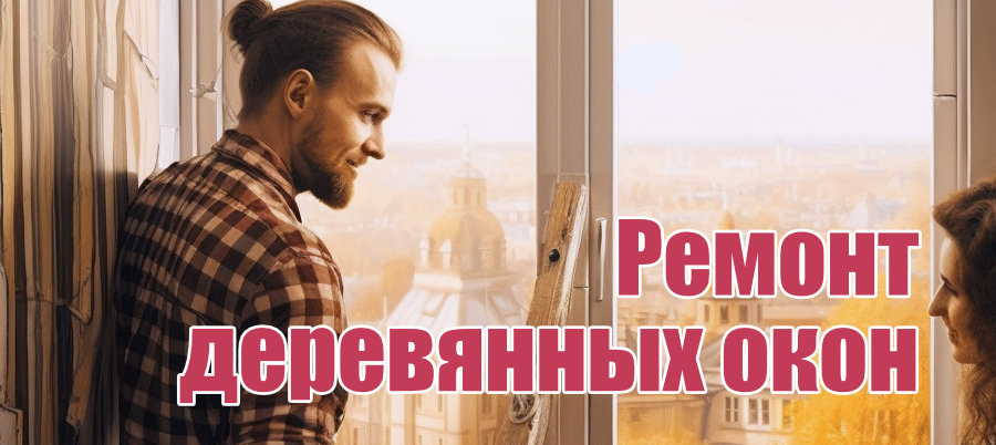 Ремонт деревянных окон