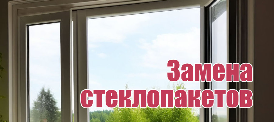 Замена стеклопакетов в Самаре